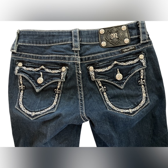 Miss Me Dark Blue Jeans - Picture 3 of 8